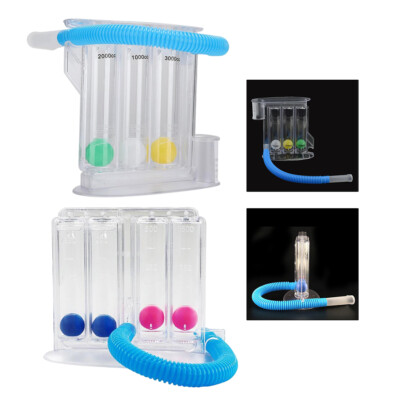 Vital Capacity Lung Deep Breath Trainer Exerciser Incentive Spirometer
