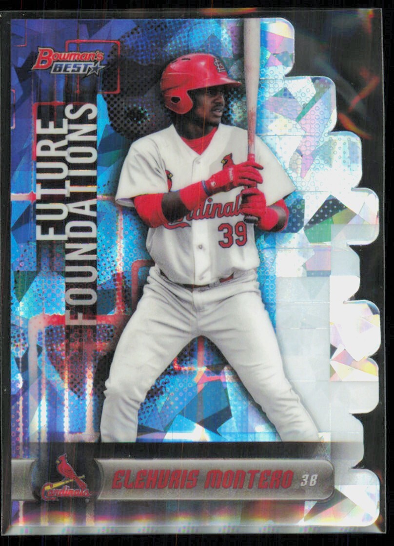 2019 Bowman's Best Future Foundations Die Cuts Elehuris Montero #FF-EM