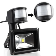 50W LED PIR Motion Sensor Flood Light Outdoor Landscape Spot Lamp Body Security