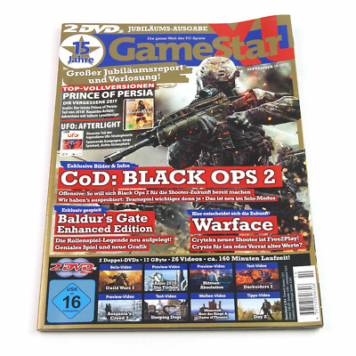 GameStar XL Oktober 10/2012 Deutsch 2 Heft DVDs Ufo Afterlight Vollversion