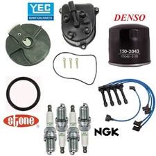 Tune Up Kit Cap Rotor NGK Wires Spark Plug for Honda Prelude Si; 2.3L 1992-1996