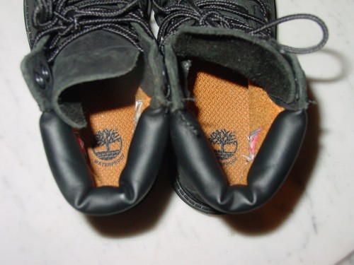 Timberland 6 Inch Premium 12807 Waterproof Black Toddler Boots! Size 11C - Picture 15 of 17
