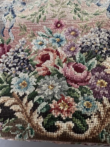 Antike Petit Point Geldbörse, um 1900 - Bild 11 von 15