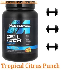 3 Lbs MuscleTech Cell-Tech Creatine, Tropical Citrus Punch (1.36 kg) Exp: 2028