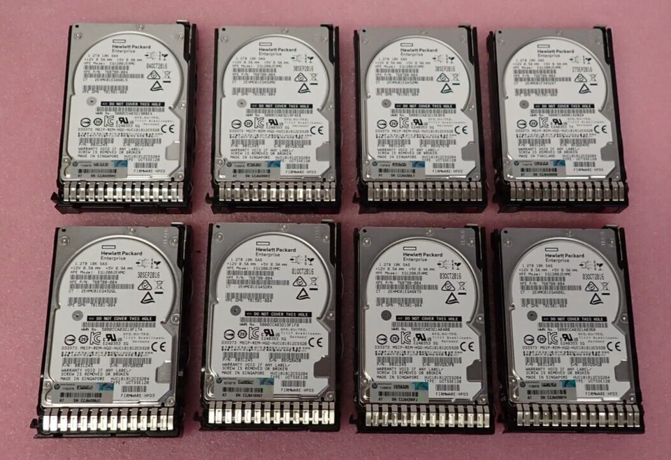 8x HP Proliant 1.2TB 10K SAS 12G 2.5" Hard Drive HDD 781578-001 781518-B21 - Image 2 of 4