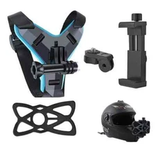 Motorcycle Helmet Phone Stand Mount Holder For GoPro Hero 13 12 10 9 8 7 Action