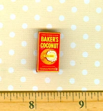 Dollhouse Miniature size Bakers Coconut Box