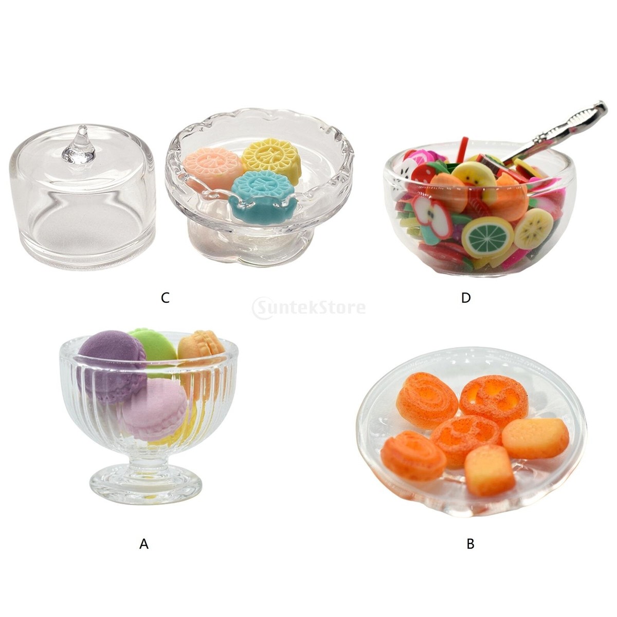 Miniatur Lebensmittel Set 1/12 Für Puppenhäuser – Essen & Trinken Deko, Ideal Für Weihnachten & Spielzeug