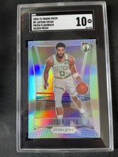 2020-21 Panini Prizm Flashback Prizms Silver #9 Jayson Tatum SP SGC GEM 10