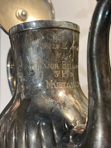 Ancienne Théière en argent massif 800% de 1898 (109-6/A230) - Imagen 3 de 10