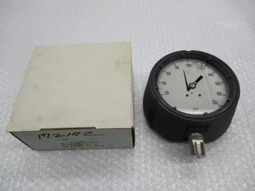 BOURDON MPG6A60H23US6A GAUGE 0-200PSI NSMP - Picture 2 of 4