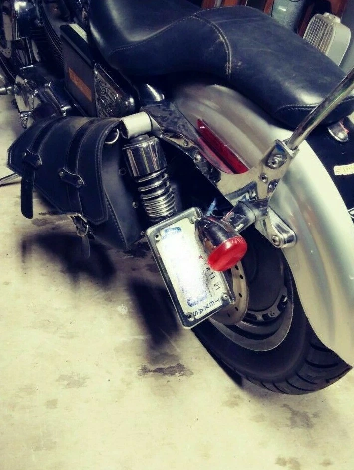 Suporte de realocação de placa de licença para HARLEY-DAVIDSON SPORTSTER 1200 883 1100 S - Imagem 4 de 4