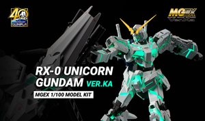 1 100 Bandai Mgex Mobile Suit Rx 0 Unicorn Gundam Ver Ka Ebay