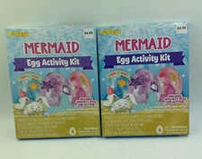 Dudley's Color Mermaid Easter Egg Kids Decorating Dye Glitter Activity Kit Lot 2