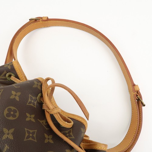 Authentic Louis Vuitton Monogram Petit Noe Shoulder Bag Brown M42226 Used F/S - Picture 6 of 22