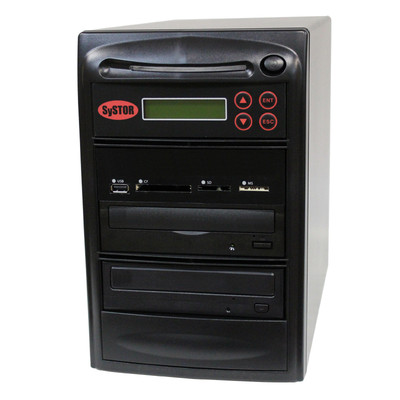 SySTOR 1-1 USB/SD/CF Multi Media Flash Copy to CD DVD Duplicator 2 YR WARRANTY