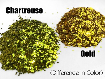 Glitter Esca Pesca Alta Temperatura, Chartreuse, Esadecimale 0,015, Barattolo 2 Once - Foto 2
