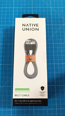 Native Union Belt Cable USB-A to Lightng 1,2m Zebra _0.1_5