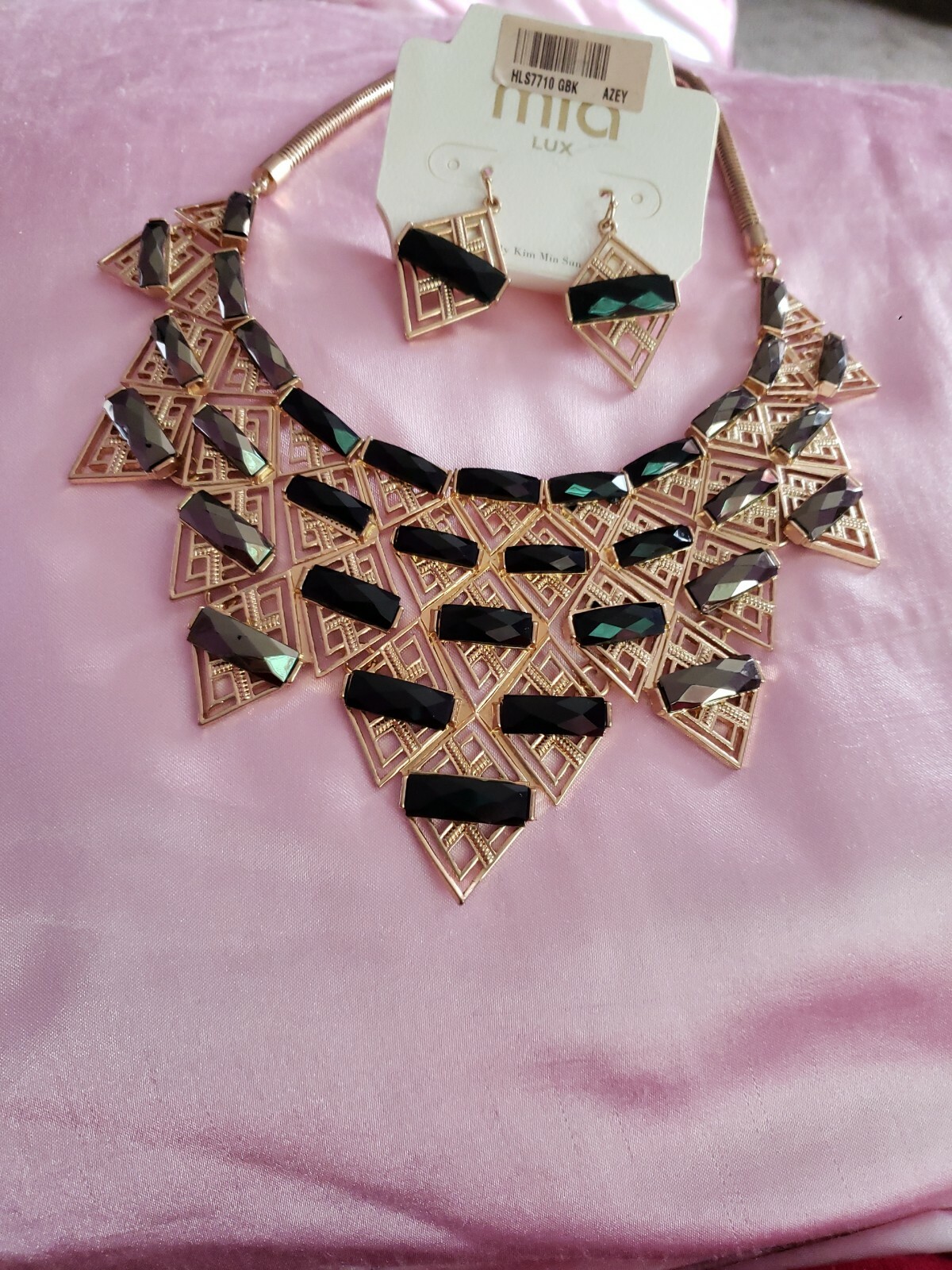 Mia Collection Fashion Jewelry Necklace By Kim Min Sun Chain With Earrings New Ebay