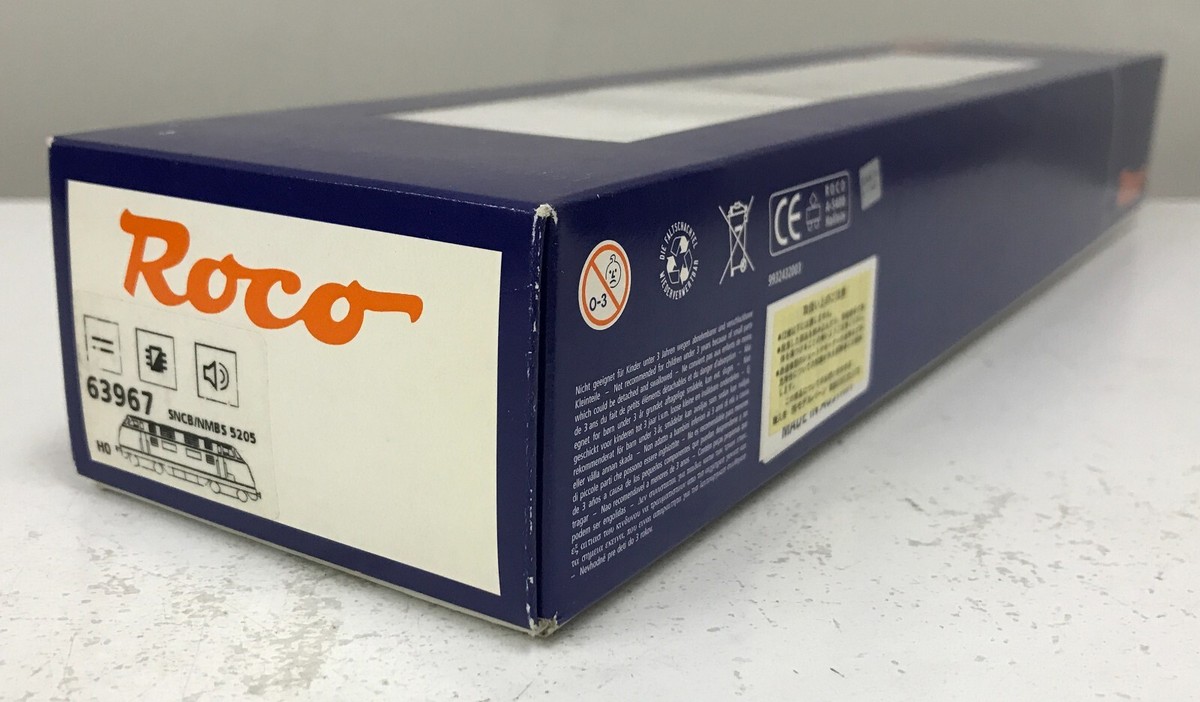 ROCO #63967 SNCB Reek5205 Diesel Loco with DCC Sounds (HO scale