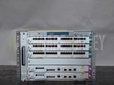 CISCO7606-S + FAN-MOD-6SHS +2x PWR-2700-AC +3x 7600-ES20-GE3C +2x RSP720-3CXL-GE