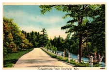 postcard Greetings from Ironton Missouri country road scene 9270
