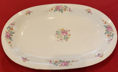 Baronet China Eschenbach Bavaria Germany Gold Ring, Serving Platter Jefferson - Picture 1 of 11