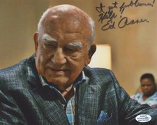Ed Asner Cobra Kai Autographed Signed 8x10 Photo ACOA