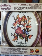 Sealed Kit Gallery Craft Hummel Stitchery Girl in Apple Tree, Vintage