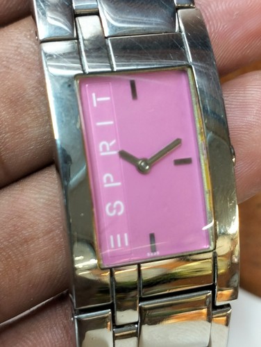 Esprit Quartz Simple Pink Dial 5235 Women's All Original Vintage Watch - Picture 2 of 15