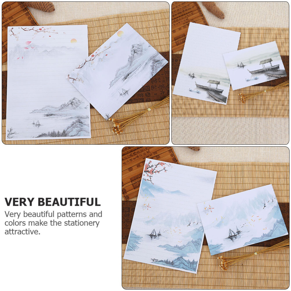 10 Sets Stationery Letter Stationary Letter Paper with Envelopes