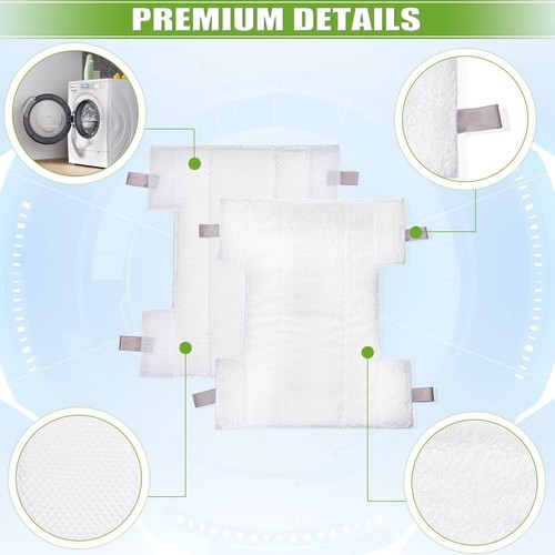 4er Pack Pads für Shark Ersatz Waschbar Mikrofaser HV300 Serie Pad für Sh... - Bild 5 von 7