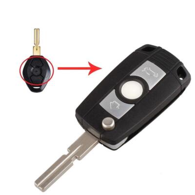 UMBAU kit Umrüstung Schlüssel für BMW E36 E34 E38 E39 E46 Z4 Rohling HU58 BMS03A