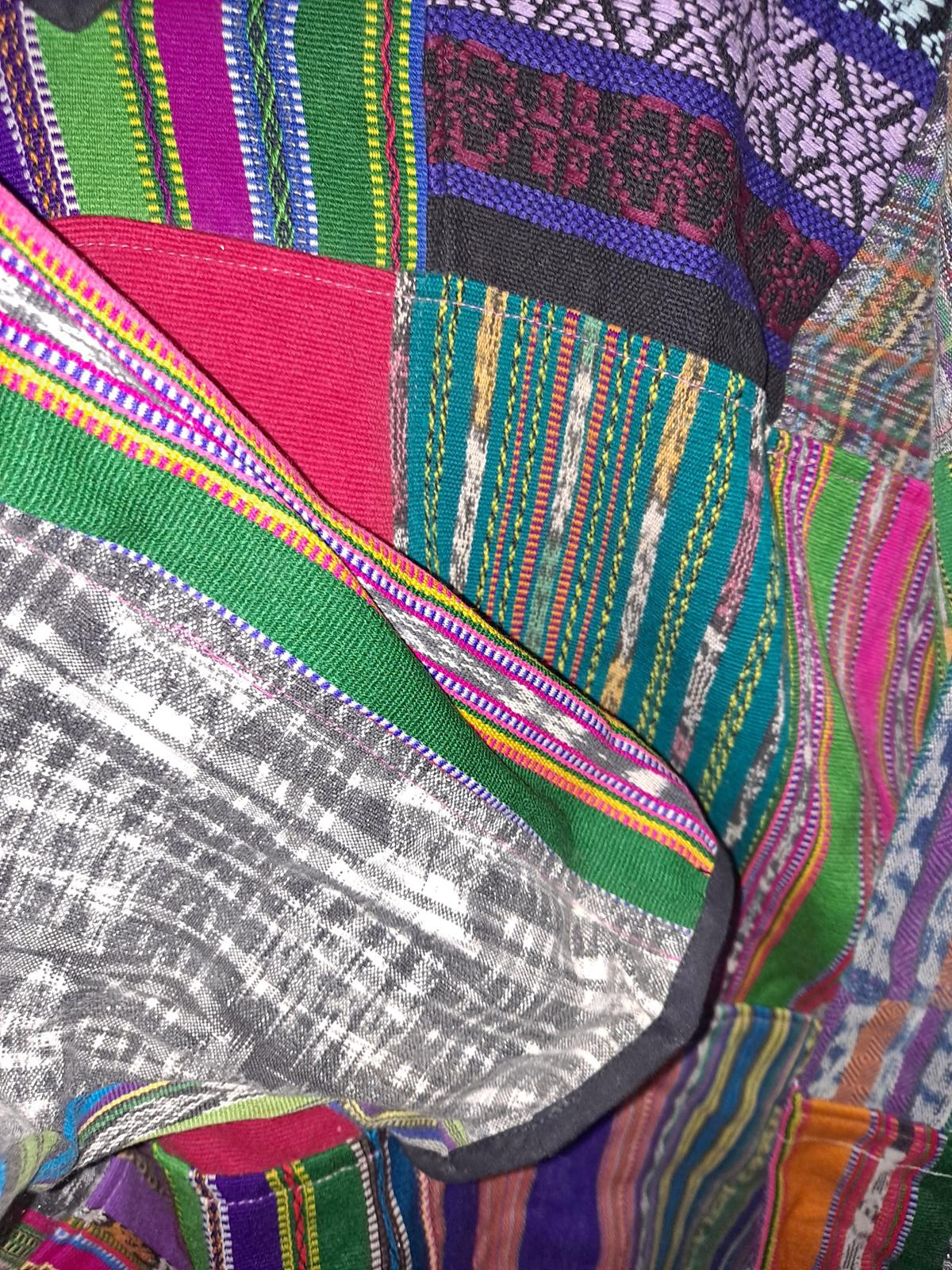 James Halbert Patchwork V Neck Jacket OSFM - image 3