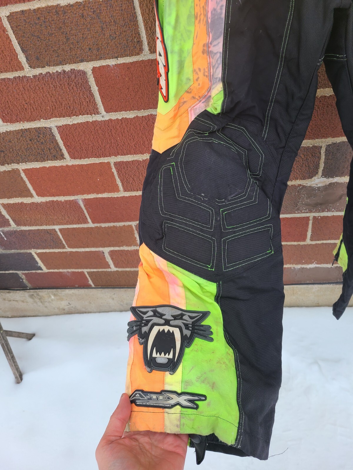 Arctic Cat Snowmobile Bibs ATEX Snow Pants Thinsulate Arcticwear Waterproof L eBay