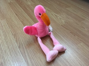 pinky the flamingo beanie baby value