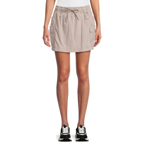 Avia Women's Cargo Hike Skort Grey Mauve XL
