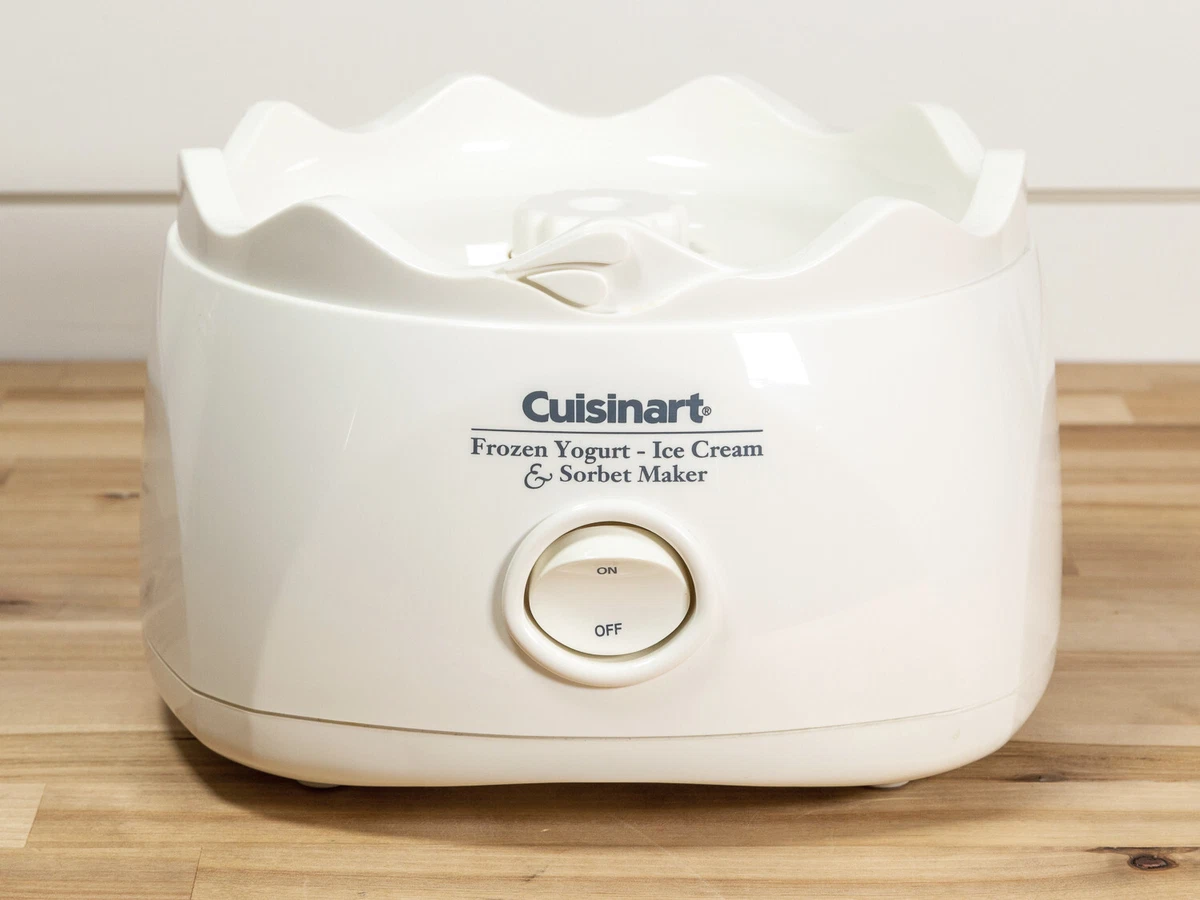 Cuisinart Frozen Yogurt - Ice Cream & Sorbet Maker White