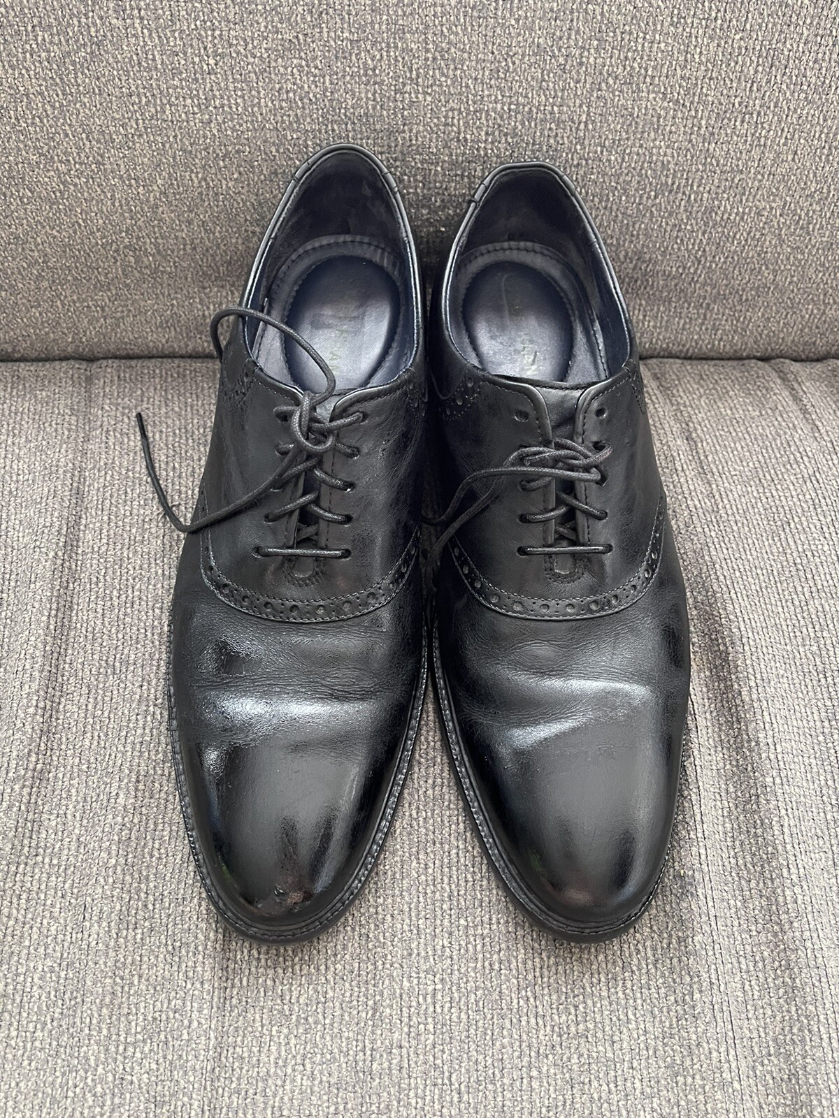 SAOLA Scarpe stringate Cole Haan Grand OS Saddle Oxford da uomo 9 5 M in pelle nera C28883