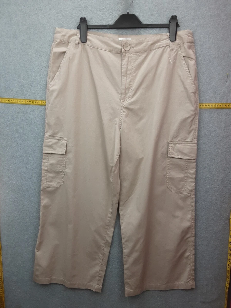 Lily Loves Plus Size 18 Wide Leg Ankle Grazing Cargo Pocket Cotton