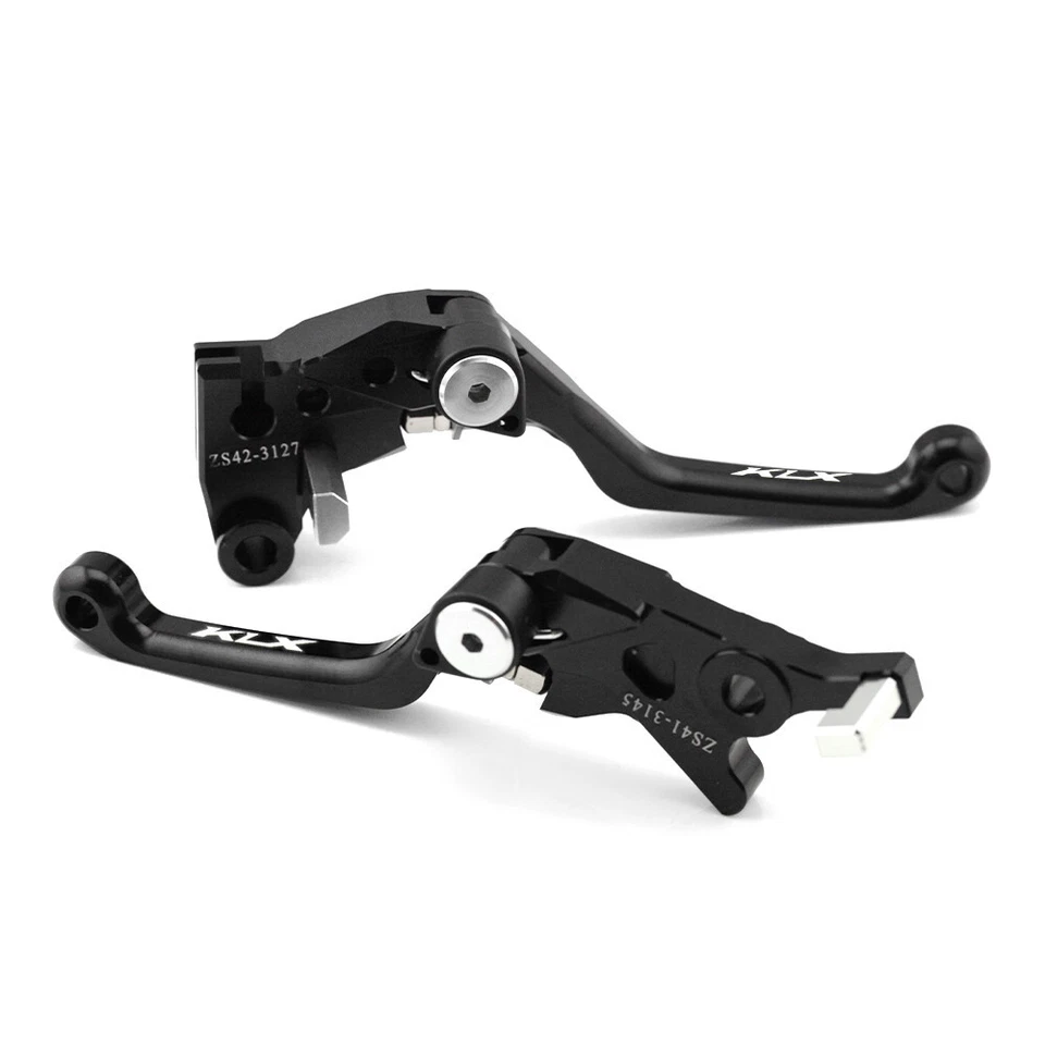 Palanca de embrague de freno pivote CNC LOGO KLX para Kawasaki KLX 250/S/SF 150L 230/R 300SM Foto 4 de 4