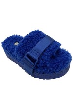 UGG Women's Fluffita Slide Sandal Cobalt Blue