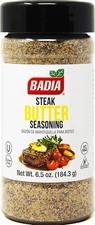 (Free Duty Tax) Badia Garlic Butter Steak Seasoning, 6.5 oz - Creamy Blend o