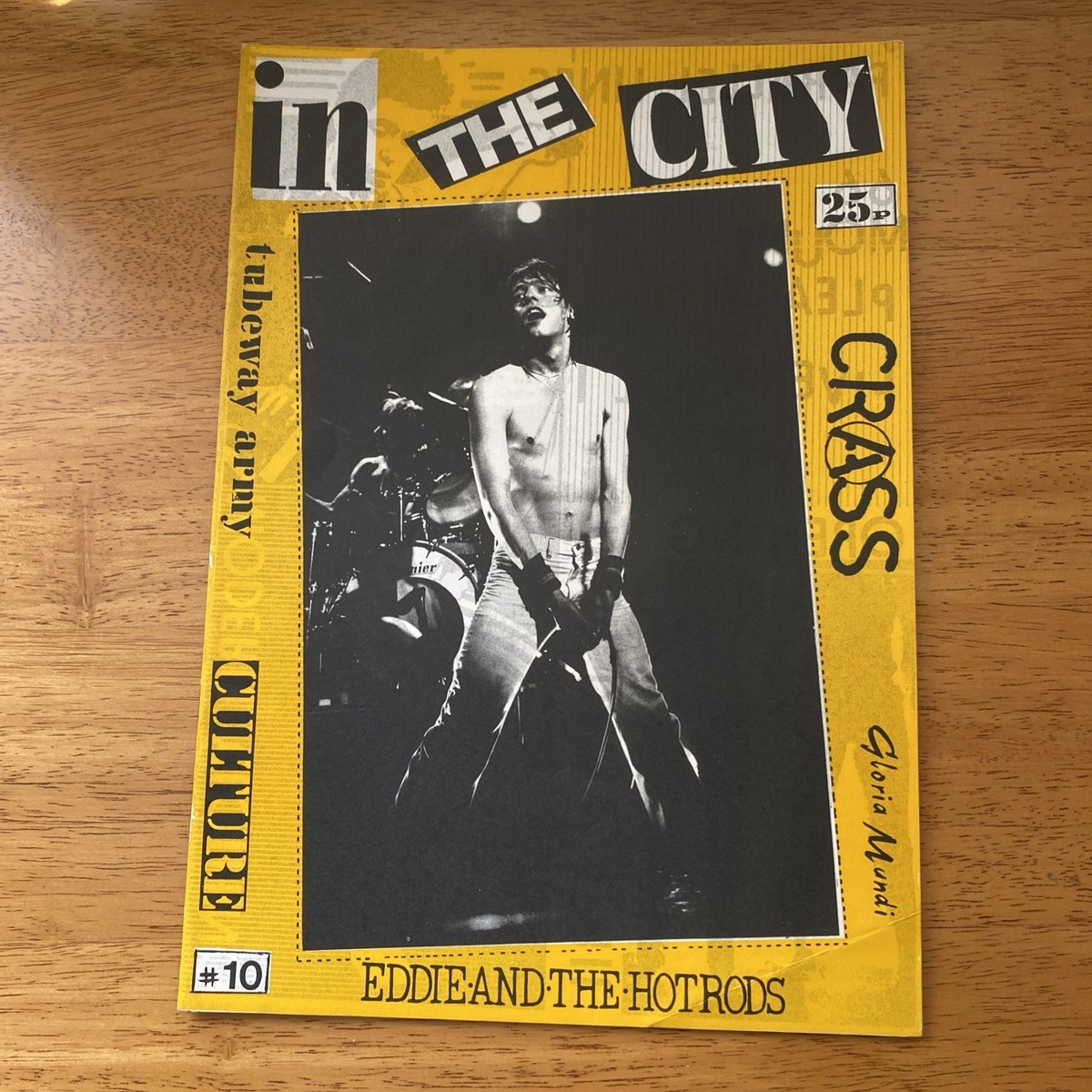 IN THE CITY #10 Original 1979 UK Punk Fanzine TELEVISION