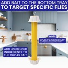 Fly Stick Sticky Fly Traps for Indoors Outdoor 6pk. NonToxic Super Sticky Han...