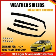 Für Ford Fiesta 2008-2017 Windabweiser Regenabweiser Seitenscheiben Vorne Hinten
