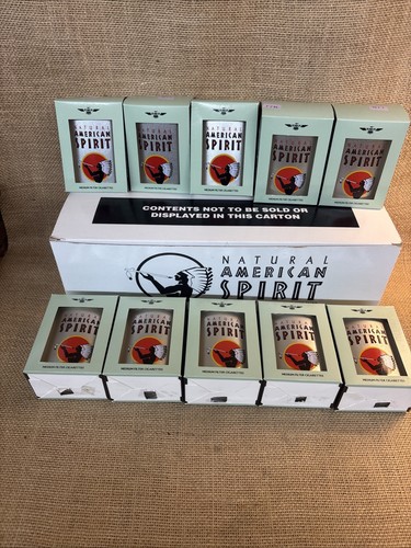 American Spirit Empty Tins 10 Pack
