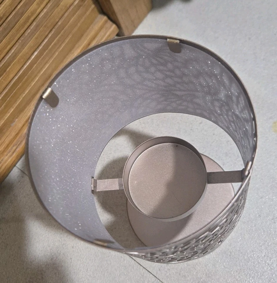 YANKEE CANDLE CHEVRON PUMPKIN TEA LIGHT HOLDER - Image 3 of 4