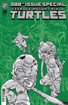 TMNT 300 Giuseppe Camuncoli 1:100 Incentive variant cover Pre-Sale 7/22/26