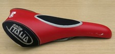 Selle Italia XO Genuine Gel Saddle Red Leather retro